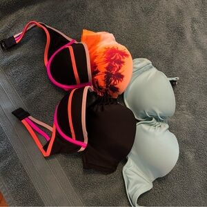 3 Piece Bundle Victoria Secret Bikini Tops